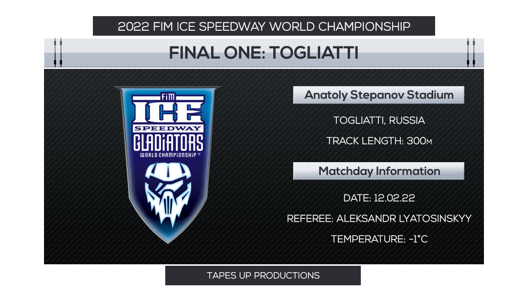 2022 Ice Speedway World Championship Final 1 Togliatti RUS
