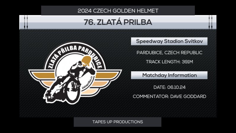 2024 Czech Golden Helmet / 76. Zlatá přilba Pardubice