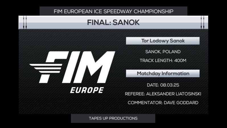 2025 European Ice Speedway Championship - Sanok POL