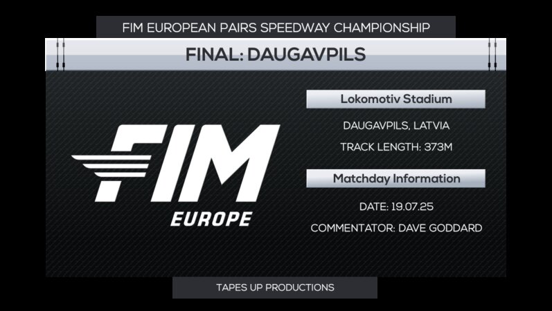 2025 European Pairs Final - Daugavpils LAT