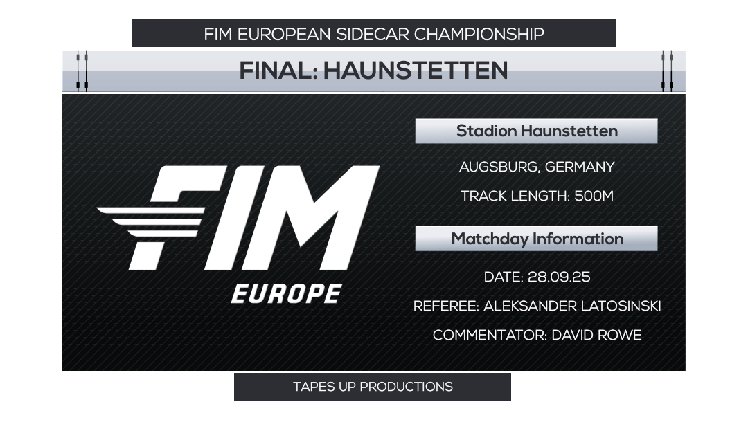 2025 European Sidecar Final - Haunstetten GER
