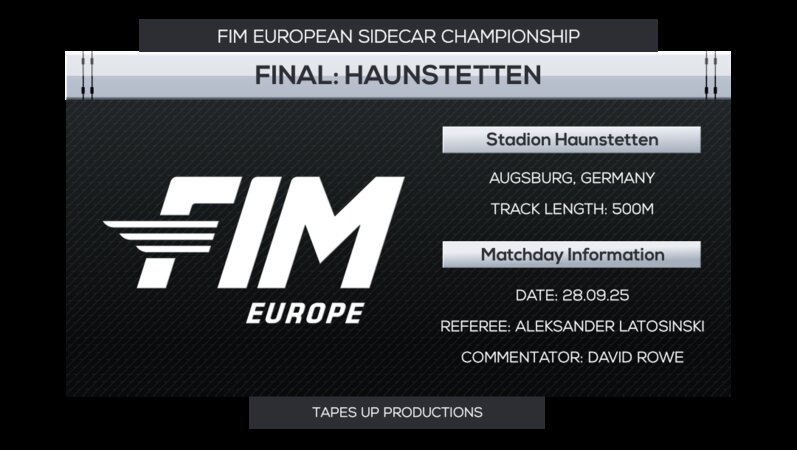 2025 European Sidecar Final - Haunstetten GER