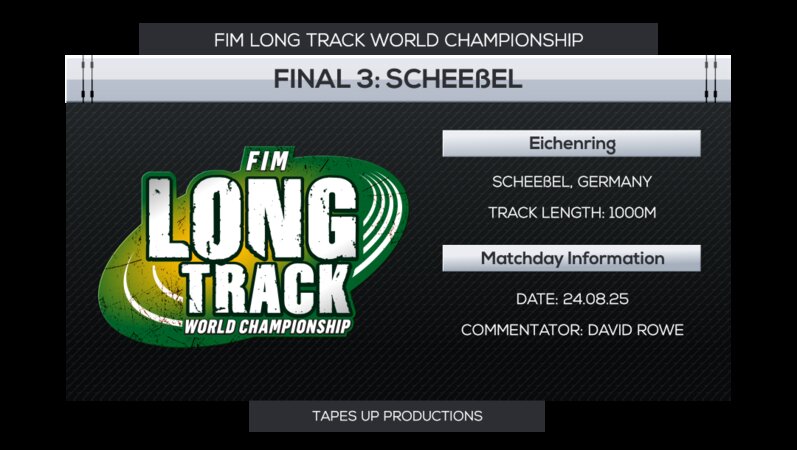 2025 Long Track - Final Three: Scheeßel GER