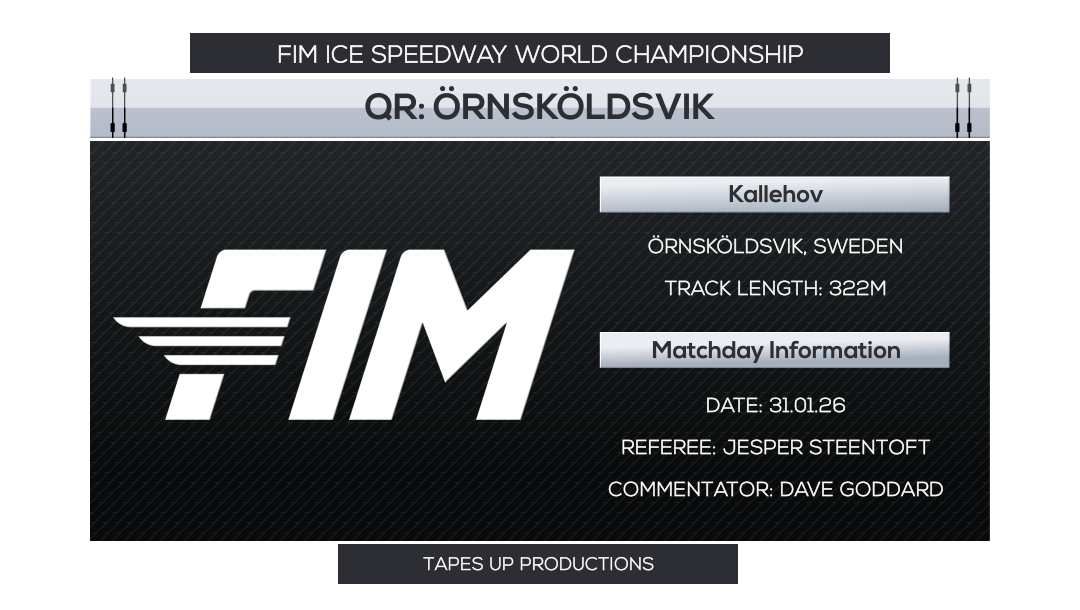 2026 Ice Speedway World Championship QR Örnsköldsvik SWE