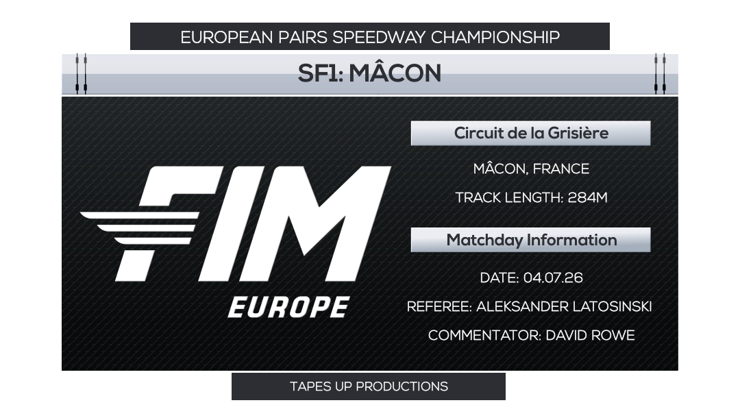 2026 European Pairs Semi Final - Mâcon FRA