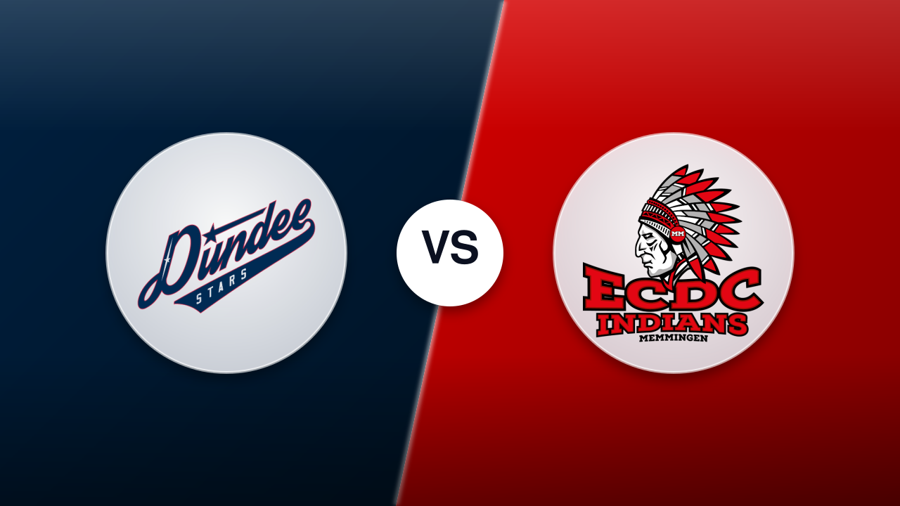Dundee Stars vs. ECDC Memmingen Indians
